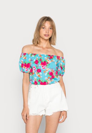 VIMIE OFF SHOULDER - Blouse - cascade/pink