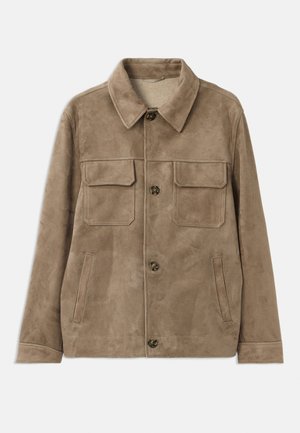 Leather jacket - brown