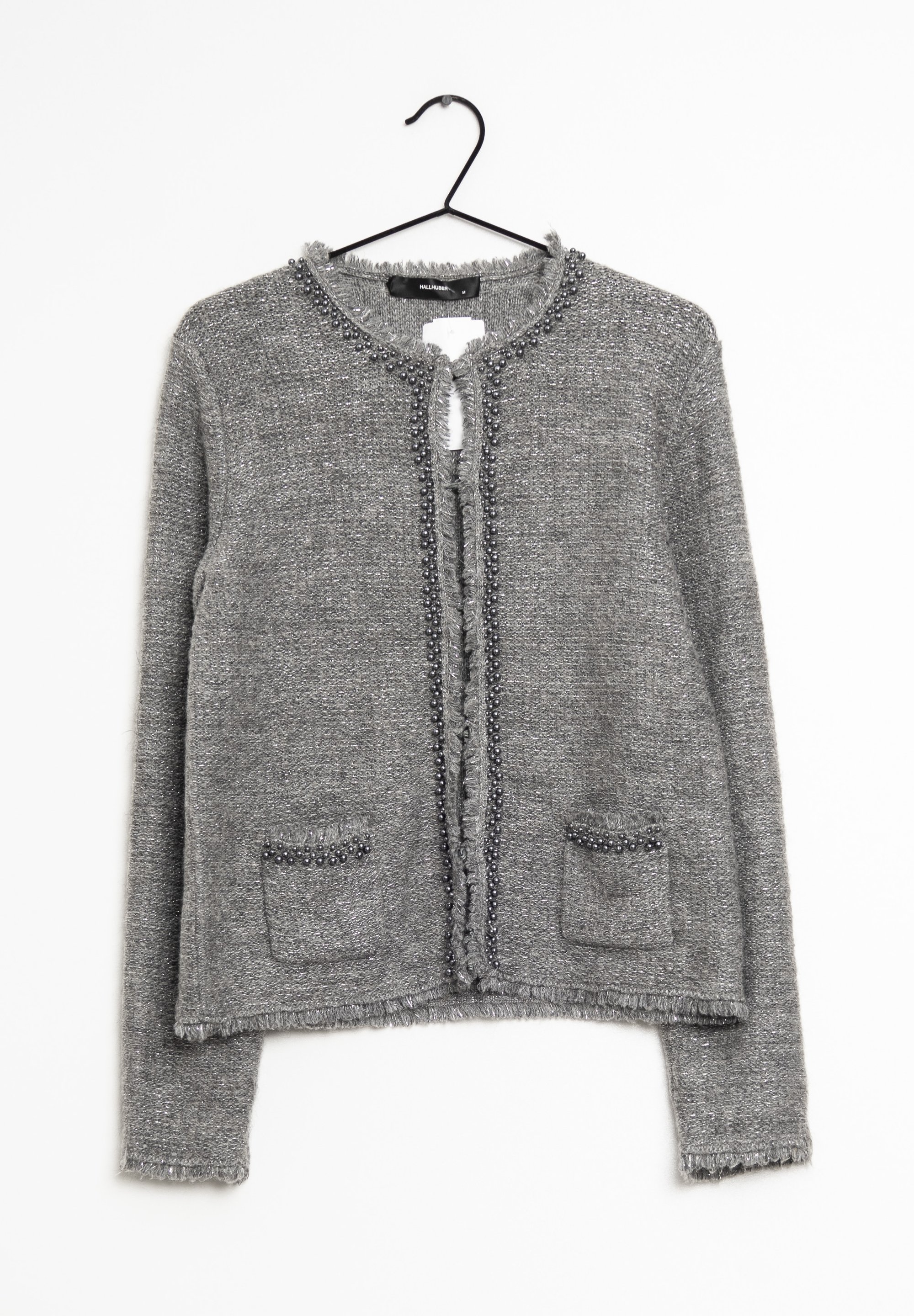 Hallhuber Kleid Hallhuber Strickjacke Grau Hallhuber Strickjacke