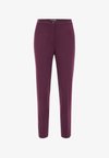 SLIM FIT - Housut - aubergine