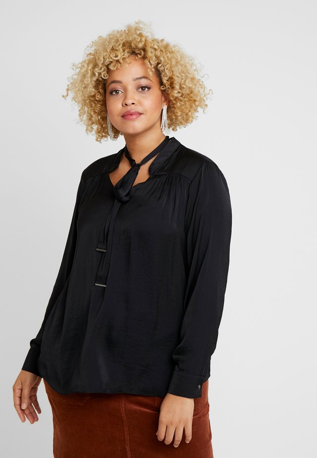 TIE BLOUSE - Blouse - black