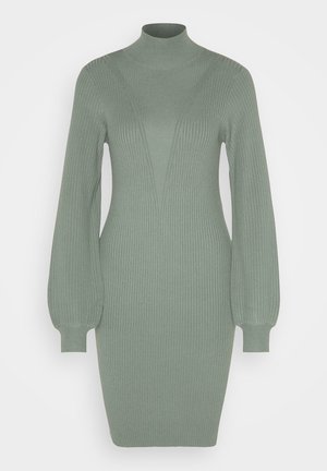 Vero Moda VMRAINA ABOVE KNEE - Pletené šaty - laurel wreath