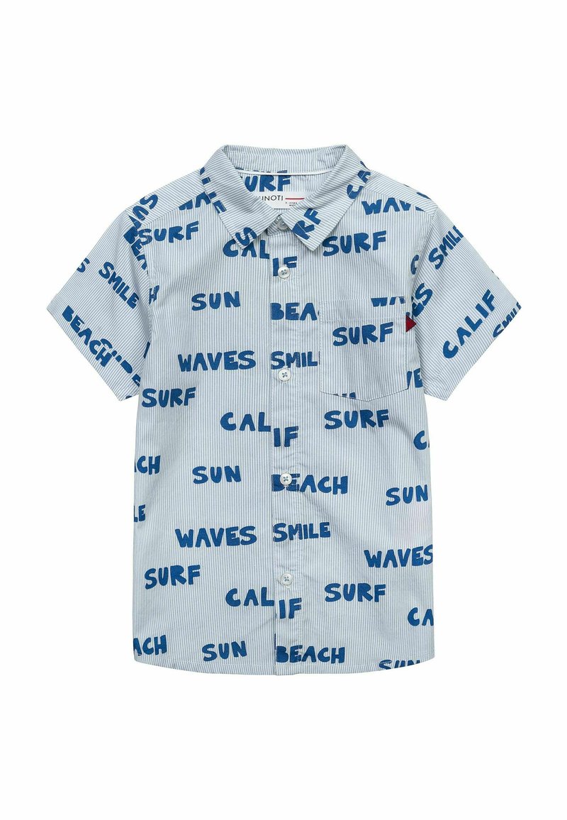 MINOTI Overhemd blauw gemêleerd MINOTI Overhemd blauw gemêleerd