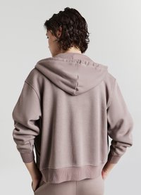 Calliope Felpa con zip - fango chiaro