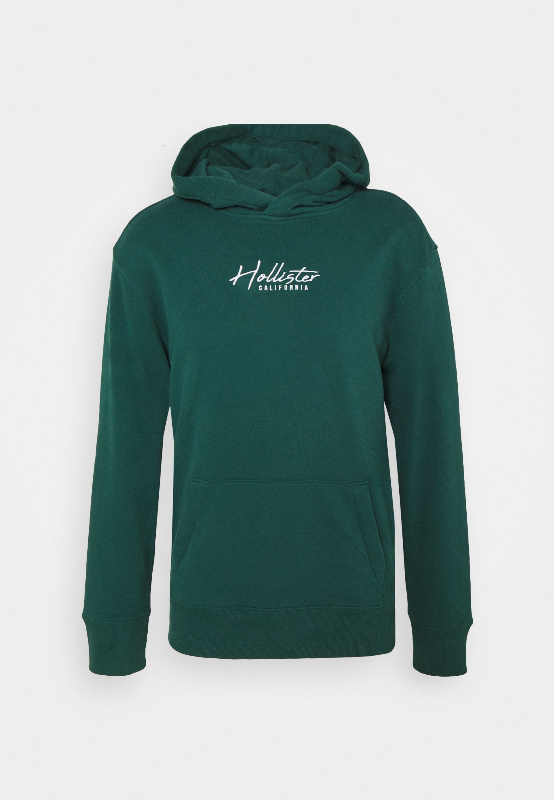 Hollister Co. SOLID SCRIPT - Sudadera - emerald green/verde - Zalando.es
