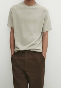 Massimo Dutti T-shirt basic - light green