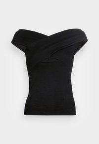 ABELENA - Marškinėliai su spaudiniu - black