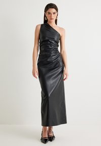 ONE SHOULDER - Maxi-jurk - black