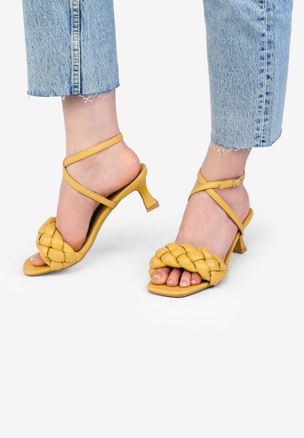Bosanova TACÓN - Sandalias - mostaza - Zalando.es