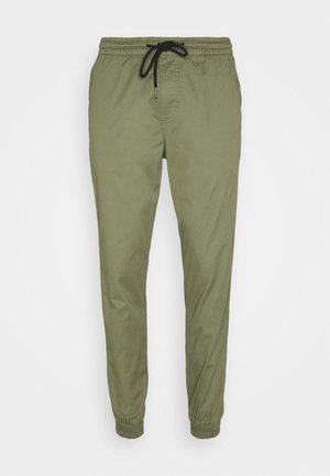 JJIGORDON JJLANE - Tracksuit bottoms - deep lichen green