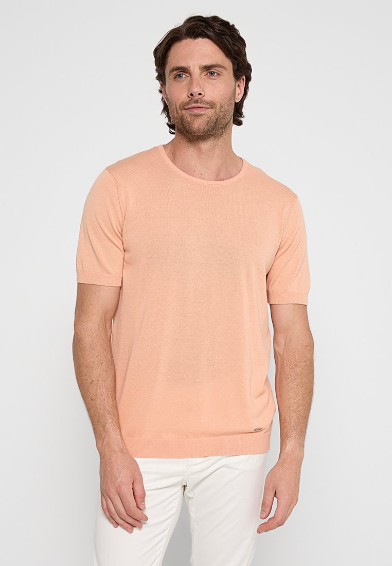 Gaudi T-shirt basic abrikoos