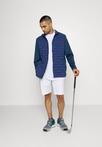 adidas Golf MENS ADICROSS MONOGRAM MOCK NECK  - T-shirt básica - magic grey