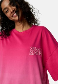 Marks & Spencer PURE COTTON OVERSIZED - Nachtjapon - hot pink