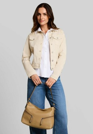 TOM TAILOR, TOM TAILOR BAGS TTAPOLLINE M BEUTELTASCHE MIT REISSVERSCHLUSS-DETAILS - Handtasche - camel camel nature