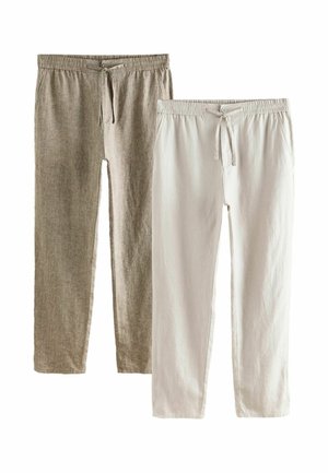 REGULAR FIT 2 PACK . - Trousers - neutral stone