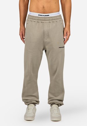 LOGO HEAVY JOGGER - Treningo apatinė dalis - washed flint grey black