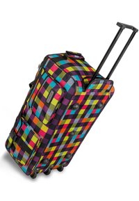 Normani MIT 3 ROLLEN 80 LITER - Wheeled suitcase - neon square