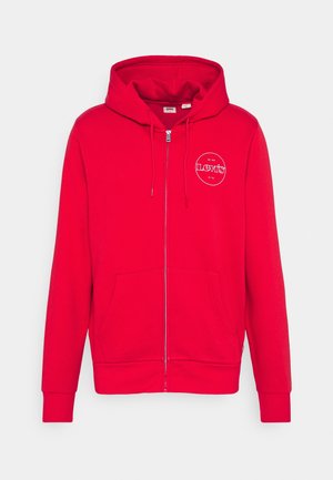 GRAPHIC ZIP UP UNISEX - Zip-up sweatshirt - reds