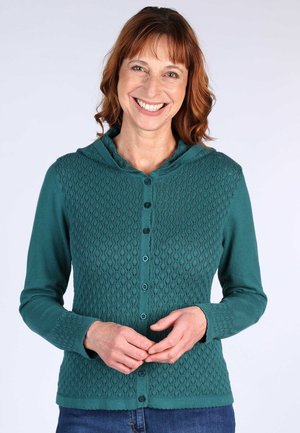 Strickjacke - bottle green