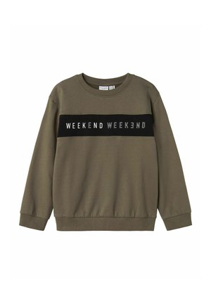 Name it REGULAR FIT - Sudadera - tea leaf