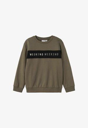 Name it REGULAR FIT - Sudadera - tea leaf
