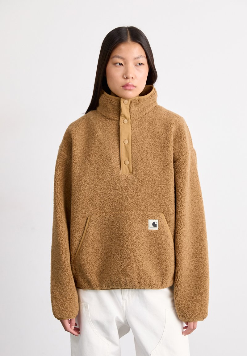 Carhartt WIP ELLIOT HIGH NECK LINER - Pulover iz flisa - peanut