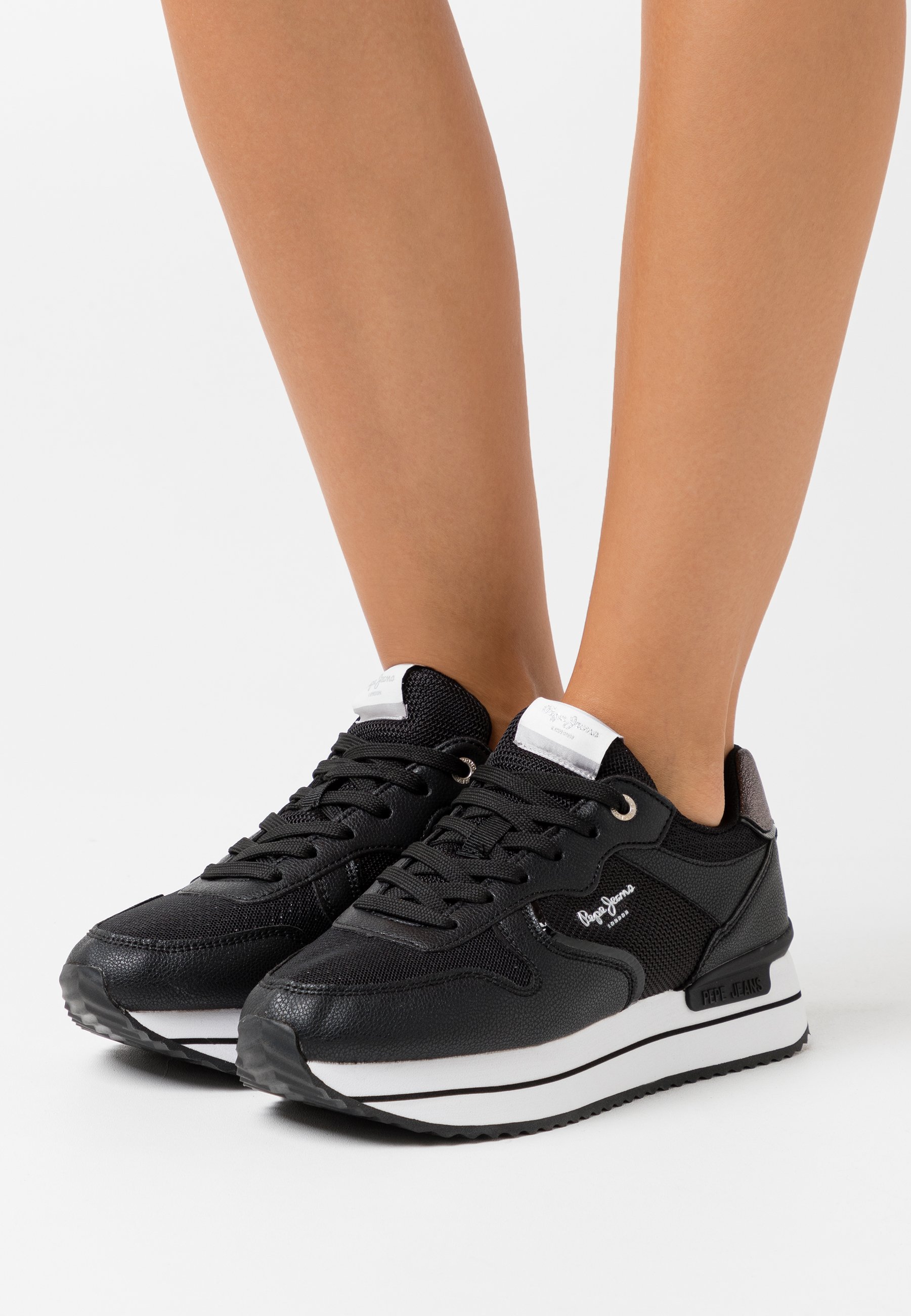 Pepe Jeans RUSPER CITY - Sneakers laag - black/Zwart - Zalando.be