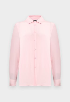 Blúzka so zapínaním na gombíky - rosa