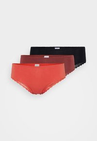BRAZILIAN 3 PACK - Slip - red/bordeaux/black
