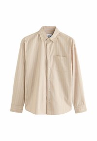 SOFT TOUCH LONG SLEEVES STRIPE REGULAR FIT - Chemise - stone
