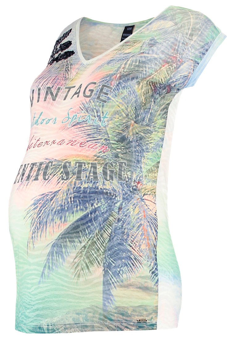 love2wait T-shirt print meerkleurig