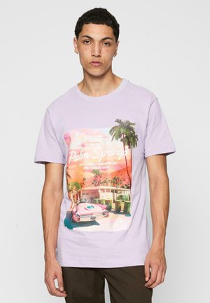 PALMS SPRINGS  - Print T-shirt - lilac