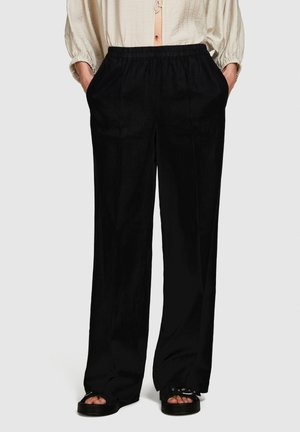 Sisley FLARED - Pantaloni - black