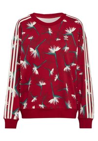 adidas Originals THEBE MAGUGU SWEATSHIRT - Sweatshirt - power red   multicolor
