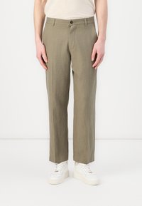 Selected Homme - SLH220 LOOSE MADS SUN PRESS PANT - Kelnės - vetiver Miniatiūros vaizdas 1