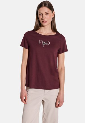 Street One Print T-shirt - rot
