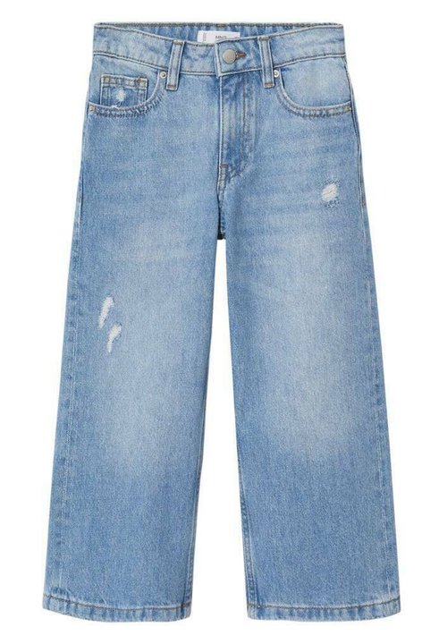 Blauw - Dames - Denim - Met mouwen - Casual fit - Baggy broek