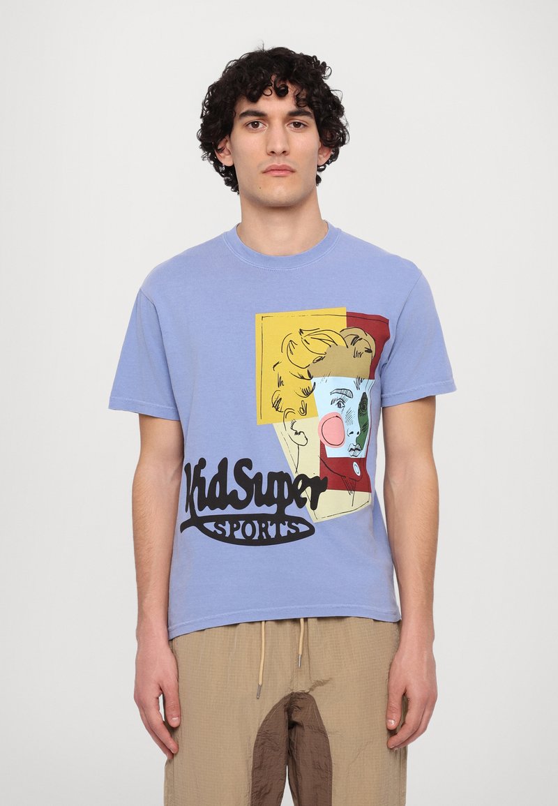 Kidsuper TEE - Printtipaita - blue