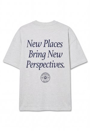 Pegador, JAJCE HEAVY OVERSIZED TEE - Μπλουζάκι με στάμπα - cloud grey melange