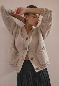 Next SOFT TOUCH POCKET FRONT BUTTON - REGULAR FIT - Neuletakki - neutral