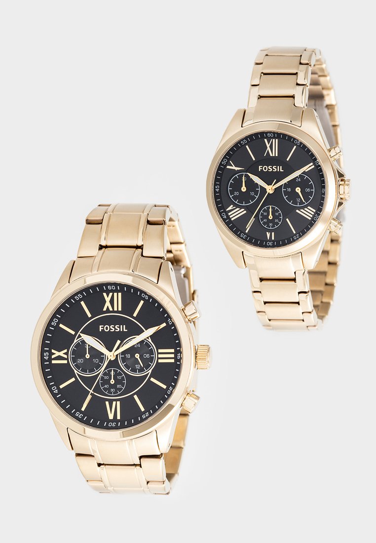 Fossil Montre à aiguilles doré