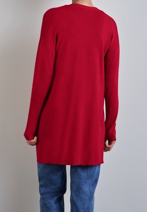 Street One, Gilet - mottled dark red