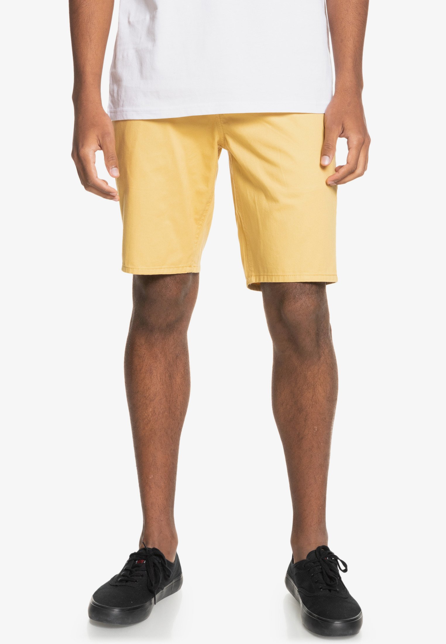 yellow short shorts
