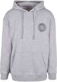 Urban Classics Globetrotter Hoody, Felpa Con Cappuccio Uomo Oversize, Cotone, Nera