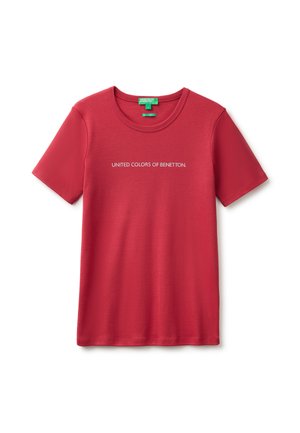 United Colors of Benetton, T-Shirt print - red
