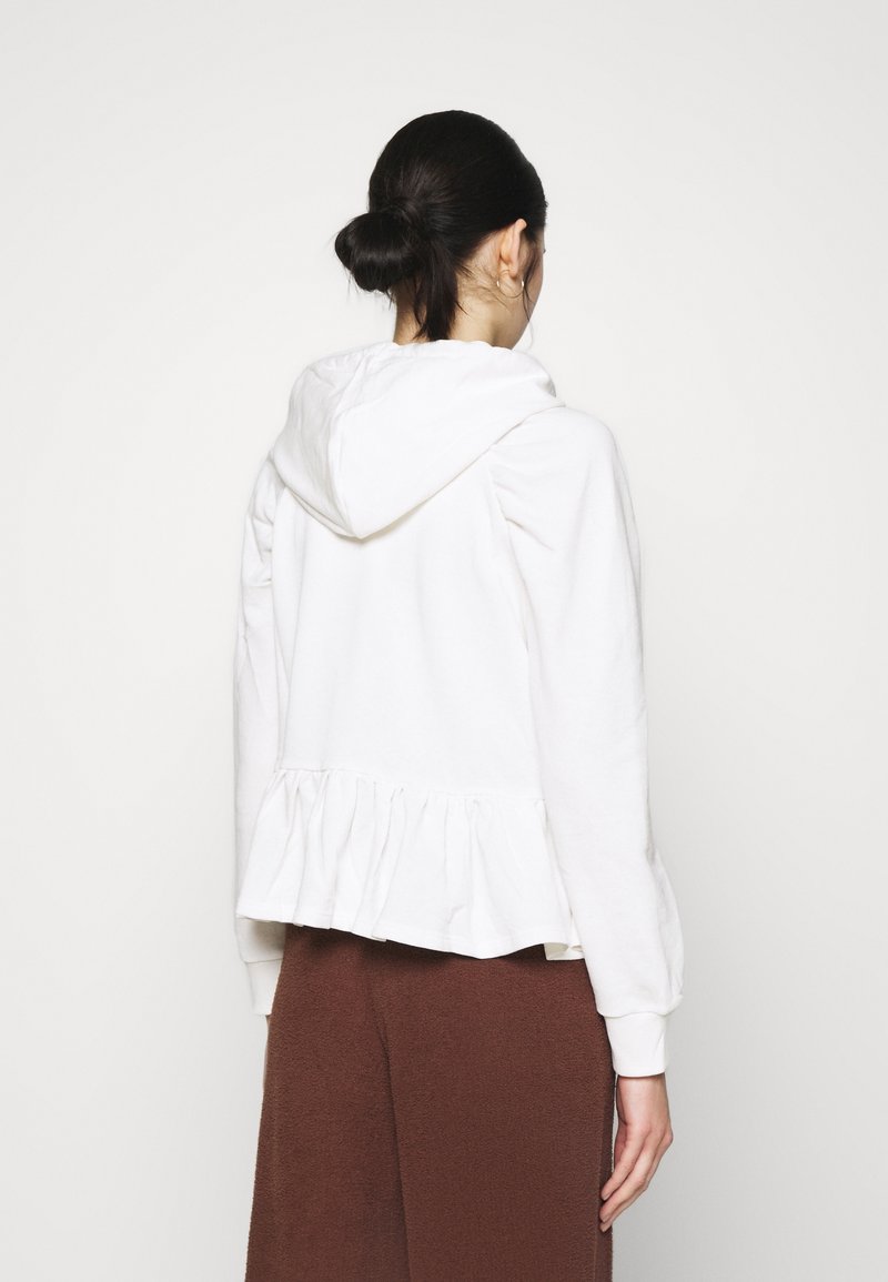 sweat à capuche short zip - Rose - Magic | Monki FR