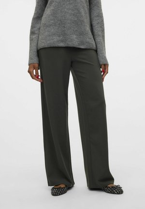BERLIN ZAMIRA MW WIDE NOOS - Trousers - peat