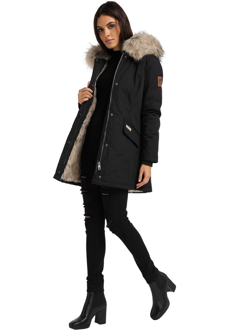 Navahoo CRISTAL - Manteau d'hiver - black/noir - ZALANDO.BE