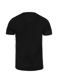 Svart kortärmad T-shirt i bomullstyg. Har en rund halsringning och en mjuk yta, med en figurnära design och utan synlig märkning.