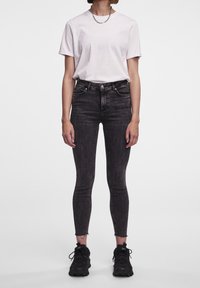 Pieces Skinny-Farkut - grey denim